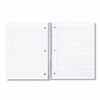 Wirebound Notebook, 1-Subject, Wide/Legal Rule, Assorted Cover Colors, (70) 10.5 x 8 Sheets, 4/Pack