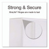 XtraLife ClearVue Non-Stick Slant-D Ring Binder, 3 Rings, 3" Capacity, 11 x 8.5, White