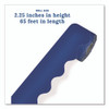 Rolled Scalloped Border, 2.25" x 65 ft, Navy