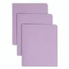 Two-Pocket Folder, Textured Paper, 100-Sheet Capacity, 11 x 8.5, Lavender, 25/Box