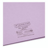 Two-Pocket Folder, Textured Paper, 100-Sheet Capacity, 11 x 8.5, Lavender, 25/Box
