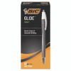 GLIDE Exact Ballpoint Pen, Retractable, Fine 0.7 mm, Black Ink, Black Barrel, Dozen GLIDE Exact Ballpoint Pen, Retractable, Fine 0.7 mm, Black Ink, Black Barrel, Dozen