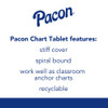 Chart Tablets, Presentation Format (1" Rule), 24 x 32, White, 25 Sheets, 12/Carton
