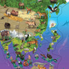 Animal Magnetism® Magnetic Wildlife Map Puzzle: Asia & Australia