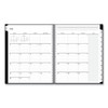 Teacher's Solid Black Weekly/Monthly Lesson Planner, 2024 to 2025, Nine Classes, Black Cover, (144) 11 x 8.5 Pages
