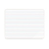 Double-Sided Dry Erase Lap Board, 12" x 9", White Surface, 24/Pack
