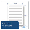 Music Notebook, Music Transcription Format: 12 Staves, White Cover, (32) 11 x 8.5 Sheets, 24/Carton