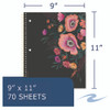 Studio Series Notebook, 1-Subject, Medium/College Rule, Randomly Assorted Cover Color, (70) 11 x 9 Sheets
