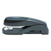 Optima Full Strip Desk Stapler, 25-Sheet Capacity, Graphite Black