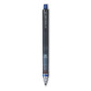 KuruToga Mechanical Pencil with Tube of Lead/Erasers, 0.5 mm, HB (#2), Black Lead, Black Barrel