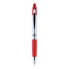 Z-Grip MAX Ballpoint Pen, Retractable, Medium 1 mm, Red Ink, Silver/Red Barrel, 12/Pack