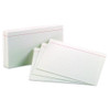 Ruled Index Cards, 5 x 8, White, 100/Pack