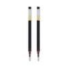 Refill for Pilot G2 Gel Ink Pens, Bold Conical Tip, Black Ink, 2/Pack