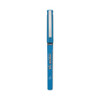 Precise V5 Rollerball Pen, Stick, Extra-Fine 0.5 mm, Blue Ink, Blue/Clear Barrel, Dozen