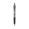 Precise Gel BeGreen Gel Pen, Retractable, Fine 0.7 mm, Black Ink, Smoke Barrel, Dozen