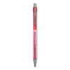 Better Ballpoint Pen, Retractable, Medium 1 mm, Red Ink, Translucent Red Barrel, Dozen