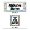 Motivational Bulletin Board Sets, Affirmation Station, 13.8" x 16", Multicolor, 32/Set