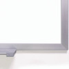 Two-Piece M1 Porcelain Magnetic Whiteboard, 176" x 48.5", White Surface, Satin Aluminum Frame