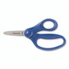 Classpack Scissors Caddy, Pointed Tip, 5" Long, 1.6" Cut Length, Straight Asst Color Handles: Blue/Green/Lt Blue/Red, 24/Set