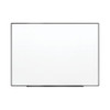 Fusion Nano-Clean Magnetic Whiteboard, 72" x 48", White Surface, Satin Aluminum Frame