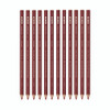 Premier Colored Pencil, Crimson Red Lead, Crimson Red Barrel, 12/Pack