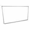 Wall-Mounted Magnetic Whiteboard, 72" x 40", White Surface, Silver Aluminum Frame
