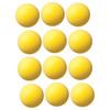 Uncoated Regular Density Foam Ball, 4", Yellow, Pack of 12