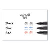 307 Gel Pen, Retractable, Fine 0.5 mm, Blue Ink, Black Barrel, Dozen