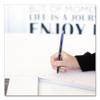 307 Gel Pen, Retractable, Fine 0.5 mm, Blue Ink, Black Barrel, Dozen