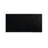 Aria Low-Profile Frameless Magnetic Glassboard, 72" x 48", Black Surface
