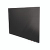 Aria Low-Profile Frameless Magnetic Glassboard, 72" x 48", Black Surface