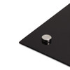 Black Glass Dry Erase Board, 96" X 48" (Actual Size: 95" x 47"), Black Surface