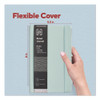 Flexible-Cover Business Journal, 1-Subject, Narrow Rule, Sage Cover, (128) 8 x 5.5 Sheets