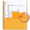 Wirebound Notebook, 3-Subject, Medium/College Rule, Assorted Cover Colors, (150) 11 x 9.13 Sheets, 6/Pack