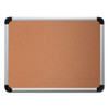 Cork Board with Aluminum Frame, 36" x 24", Tan Surface, Satin Aluminum Frame Cork Board with Aluminum Frame, 36" x 24", Tan Surface, Satin Aluminum Frame