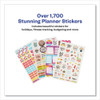 Planner Sticker Variety Pack, Budget, Fitness, Motivational, Seasonal, Work, Assorted Colors, 1,744/Pack