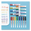 MARKS A LOT Desk-Style Dry Erase Markers, Broad Chisel Tip, Blue