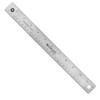 12" Stainless Steel Office Ruler With Non Slip Cork Base, Pack of 3