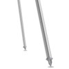 Aluminum Heavy-Duty Display Easel, 38" to 66" High, Aluminum, Silver