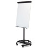 360 Multi-Use Mobile Magnetic Dry Erase Easel, 27" x 41", White Surface, Black Steel Frame 360 Multi-Use Mobile Magnetic Dry Erase Easel, 27" x 41", White Surface, Black Steel Frame