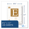 Engineer Pad, Quadrille Rule (5 sq/in), 100 Buff 8.5 x 11 Sheets, 24/Carton