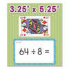 Division 0 to 12 Flash Cards, 3.25 x 5.25, Assorted Colors, 54 Cards