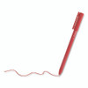 Gripped Ballpoint Pen, Stick, Medium 1 mm, Red Ink, Red Barrel, Dozen