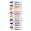 Broadline Watercolor Markers, Broad Chisel Tip, Assorted Colors, 8/Set