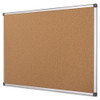 Value Cork Bulletin Board with Aluminum Frame, 24" x 36", Tan Surface, Satin Aluminum Frame Value Cork Bulletin Board with Aluminum Frame, 24" x 36", Tan Surface, Satin Aluminum Frame