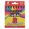 Jumbo Crayons, 8 Assorted Colors, 8/Pack Jumbo Crayons, 8 Assorted Colors, 8/Pack