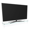 Extra Wide Glass Monitor Riser, 39.4" x 10.2" x 3.25", Clear, Supports 60 lbs