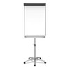 Prestige 2 Mobile Presentation Easel with Extendable Easel Pad Arms, 36" x 24", White Surface, Black/Gray Metal/Plastic Frame