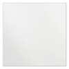 Coda Low Profile Circular Magnetic Glassboard, 24" x 24", White Surface