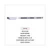 Gel Pen, Stick, Medium 0.7 mm, Black Ink, Silver/Black Barrel, Dozen